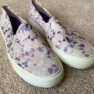 Keds slip on canvas floral sneakers
